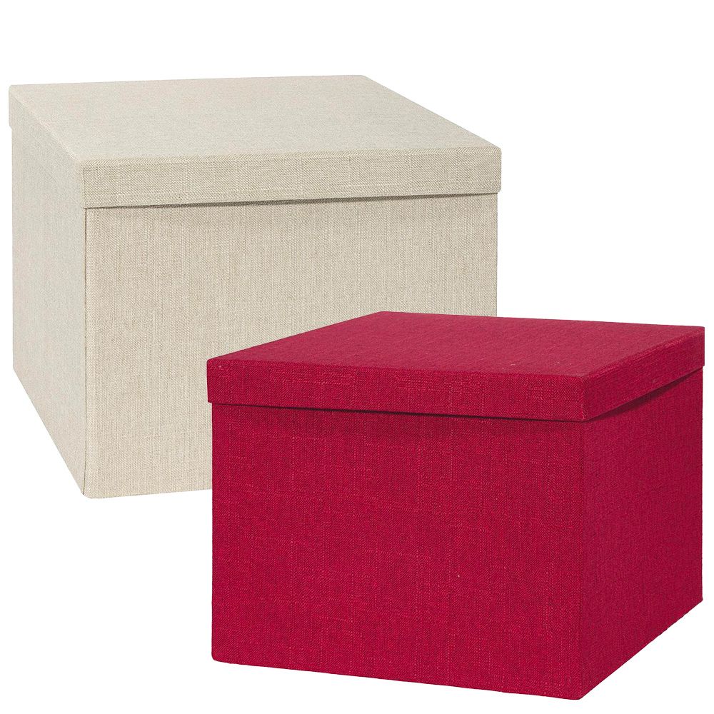 beige square folding box